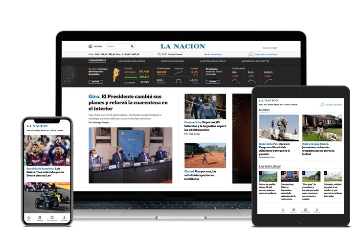 Con 22,4 millones de usuarios únicos LA NACION se consolida en el segundo lugar de sitios de noticias más vistos.