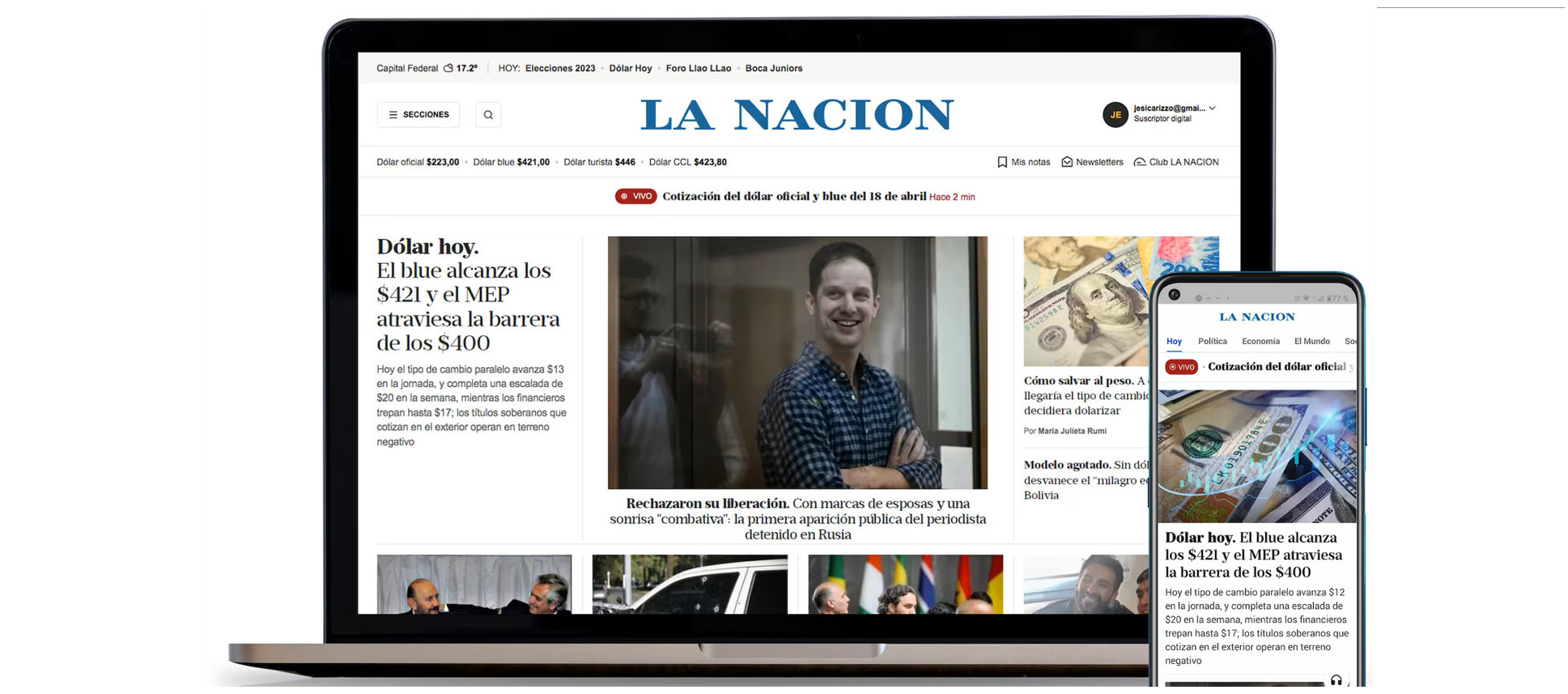 LN X, el nuevo diseño de lanacion.com