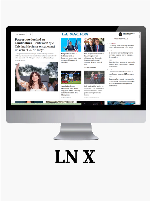 LN X, el nuevo diseño de lanacion.com